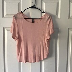 Alya Blush Pink Crop Top
